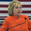 Image of Orange suits you, Hillary. 