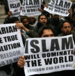 Image of Islam seeks to convert the world, by all means necessary. 
