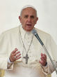 Image of Pope Francis reminds us God comforts us.