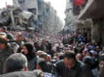 Image of Syrian refugees are hoping to gain entry to the United States.