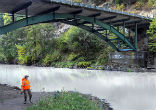 Image of The Kalama River turned milky-white in 2015. The cause has remained a mystery until now. 