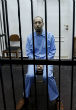 Image of Saif al-Islam, second son of Moamar Gaddafi, was sentenced to death for war crimes, but has since been granted amnesty. 