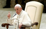 Image of Pope Francis speaks out against moral decay.