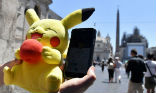 Image of Pokemon probably shouldn't be played in church. 