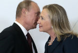 Image of Via Podesta, the Clinton camp is remarkably close to Putin, something they accuse Trump of being. 
