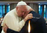 Image of Father Ernest Troshani Simoni moved Pope Francis to tears with his story. 