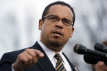 Image of Democrats may appoint liberal Muslim Keith Ellison as their next party chair. 