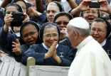 Image of Pope Francis dealt with the topic of vocations in the modern world during his meeting with the Congregation for Consecrated Life.