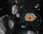 Image of Asteroid Psyche is thought to be composed of precious metals. 