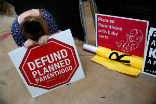 Image of Republicans are about to exercise their right to choose and abort Planned Parenthood.