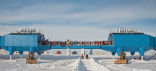 Image of The Halley VI team. The team rotates each year and new members take the place of the old. 