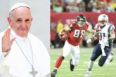 Image of Pope Francis has special Super Bowl message.