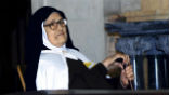 Image of Sister Lucia in 2000. She passed away in 2005, but affirmed the prophecy of Our Lady came true in 1991. 