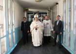 Image of Pope Francis to visit Paliano Prison (not pictured) for Holy Thursday.