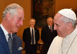 Image of Prince Charles meets Pope Francis (AFP).