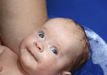 Image of A newborn baby [not pictured] was featured in a viral video appearing to walk.