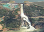 Image of A recent aerial photo of the Oroville dam.