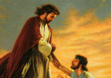 Image of Pope Francis reminds that even in the most painful and darkest times, the Lord is there. 
