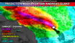 Image of Most models of the quake assume a rupture from Palm Springs to the Tejon Pass, yet the rupture could extend much further. 