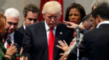 Image of Trump may be preparing to defend religious freedom with a new rule. 