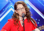 Image of Deaf singer-songwriter, Mandy Harvey completely stunned America's Got Talent judges.