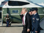 Image of President Trump has banned transgenderism in the military. 