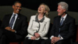 Image of Obama, Lynch and the Clintons may have set up Donald Trump Jr.