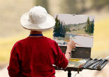 Image of Pope Francis August prayer video focuses in artists.