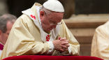 Image of Pope Francis prayed for the victims of Hurricane Harvey. 