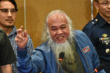 Image of Fr. Chito was rescued by the Army following a firefight with the rebels. 