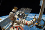 Image of The extraterrestrial hitchhikers were discovered by Russian cosmonauts on a spacewalk aboard the International Space Station. 