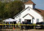 Image of At least 26 people were murdered in a mass shooting at the First Baptist Church in Texas. 