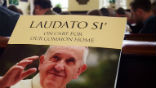 Image of Pope Francis has made clear that care for creation is a major concern of the Church and humanity. 