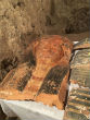Image of A mummy was discovered inside one of the tombs, but the identity is unclear.