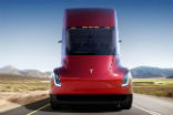 Image of Tesla plans delivery of the first self-driving trucks in 2019. 