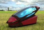 Image of The suicide machine is impractical and ridiculous but is being used to spark conversation about euthanasia. 