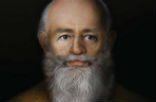 Image of The face of St. Nicholas, reconstructed by scholars. 