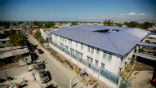 Image of The newly rebuilt St. Francis de Sales Hospital in Haiti. 