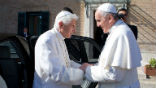 Image of Pope Francis, like Pope Emeritus Benedict, will retire from the papacy. 