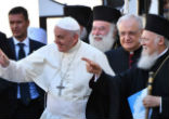 Image of On July 7, 2018, Pope Francis hosted an unprecedented ecumenical gathering of Middle Eastern Christian leaders in Bari, Italy.
