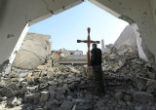 Image of Christians in 128 countries suffered persecution from government and social hostilities.