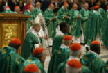 Image of Pope Francis opened the Synod for the Bishops of the Amazon on Sunday, Oct. 6, 2019.