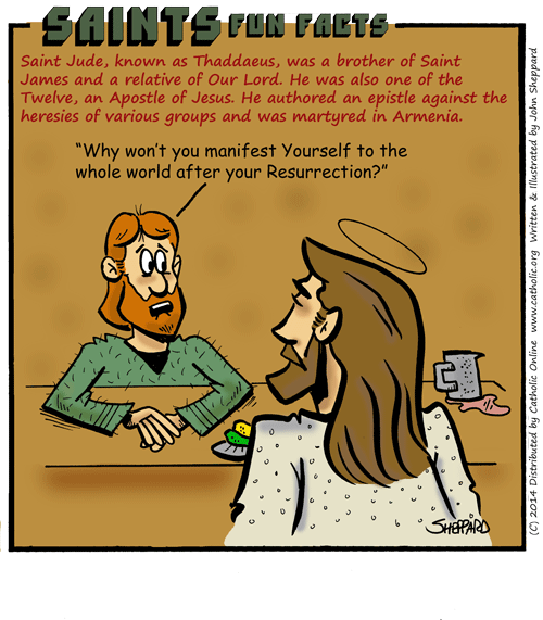 St. Jude Thaddaeus Fun Fact St. Jude Thaddaeus Fun Fact Image