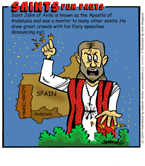St. John of Avila Fun Fact St. John of Avila Fun Fact Image