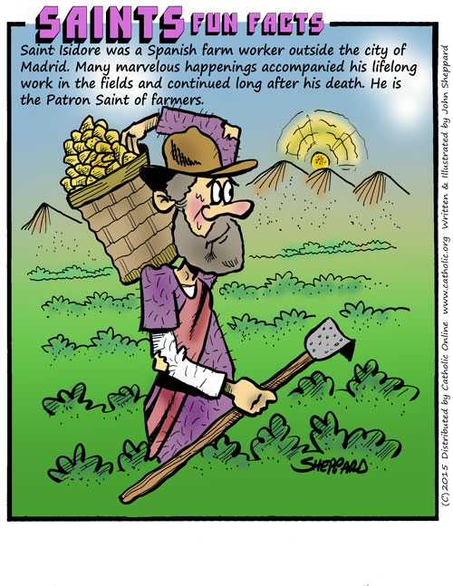 St. Isidore, the Farmer Fun Fact St. Isidore, the Farmer Fun Fact Image