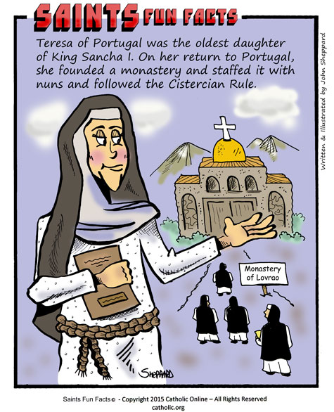 St. Teresa of Portugal Fun Fact St. Teresa of Portugal Fun Fact Image