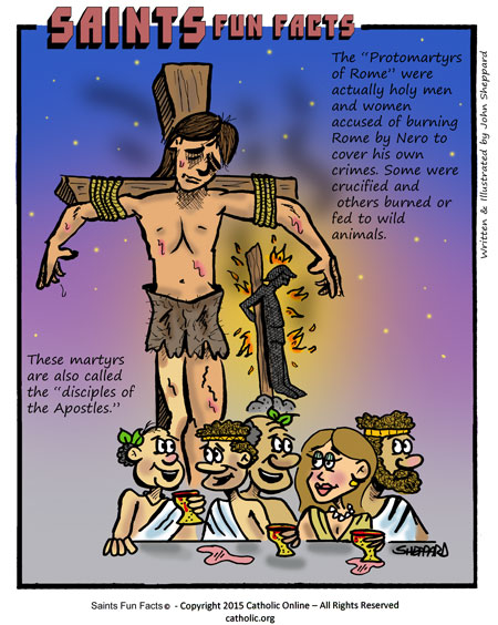 First Martyrs of the See of Rome Fun Fact First Martyrs of the See of Rome Fun Fact Image