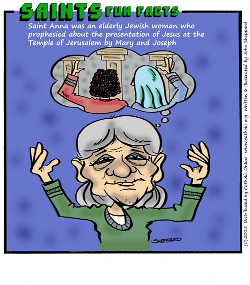St. Anna the Prophetess Fun Fact St. Anna the Prophetess Fun Fact Image