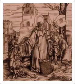 Image of St. Adalard of Corbie Image of St. Adalard of Corbie