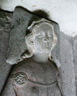 Image of St. Aurelia of Strasbourg Image of St. Aurelia of Strasbourg